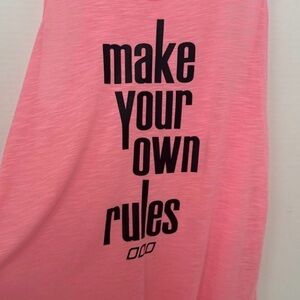 Lorna Jane Pink Relaxed Tank Top